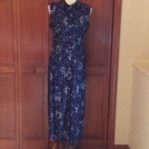Talbots long sleeveless dress. Size 8